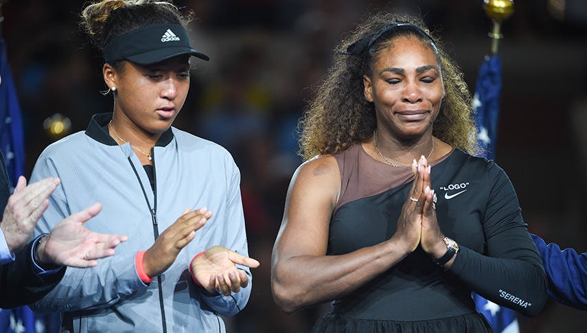 Naomi Osaka und Serena Williams